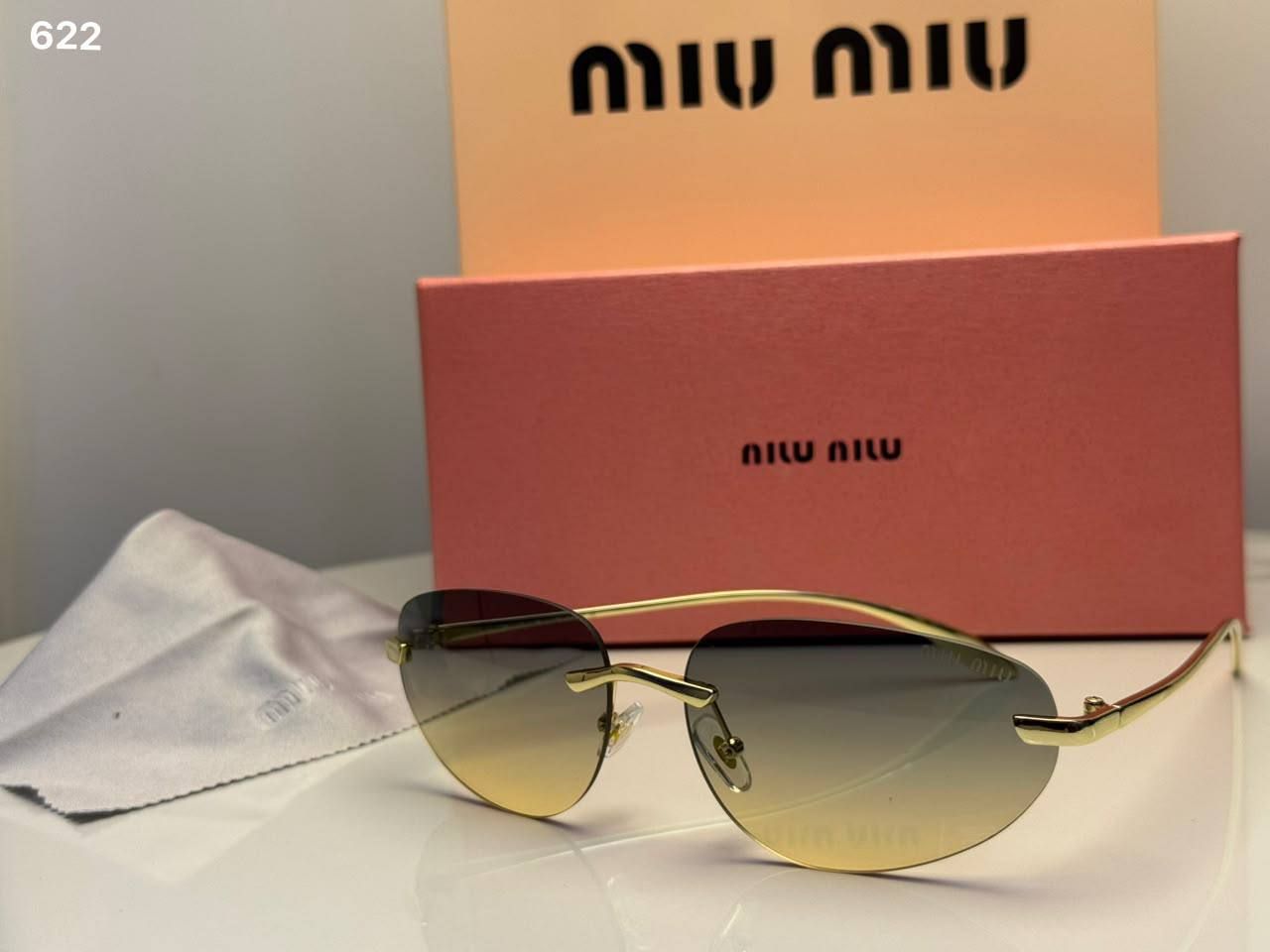 Miu Miu Sunglasses (Copy One) – Bold Designer Style & Complete UV Protection in the UAE | D-E45 – Image 3