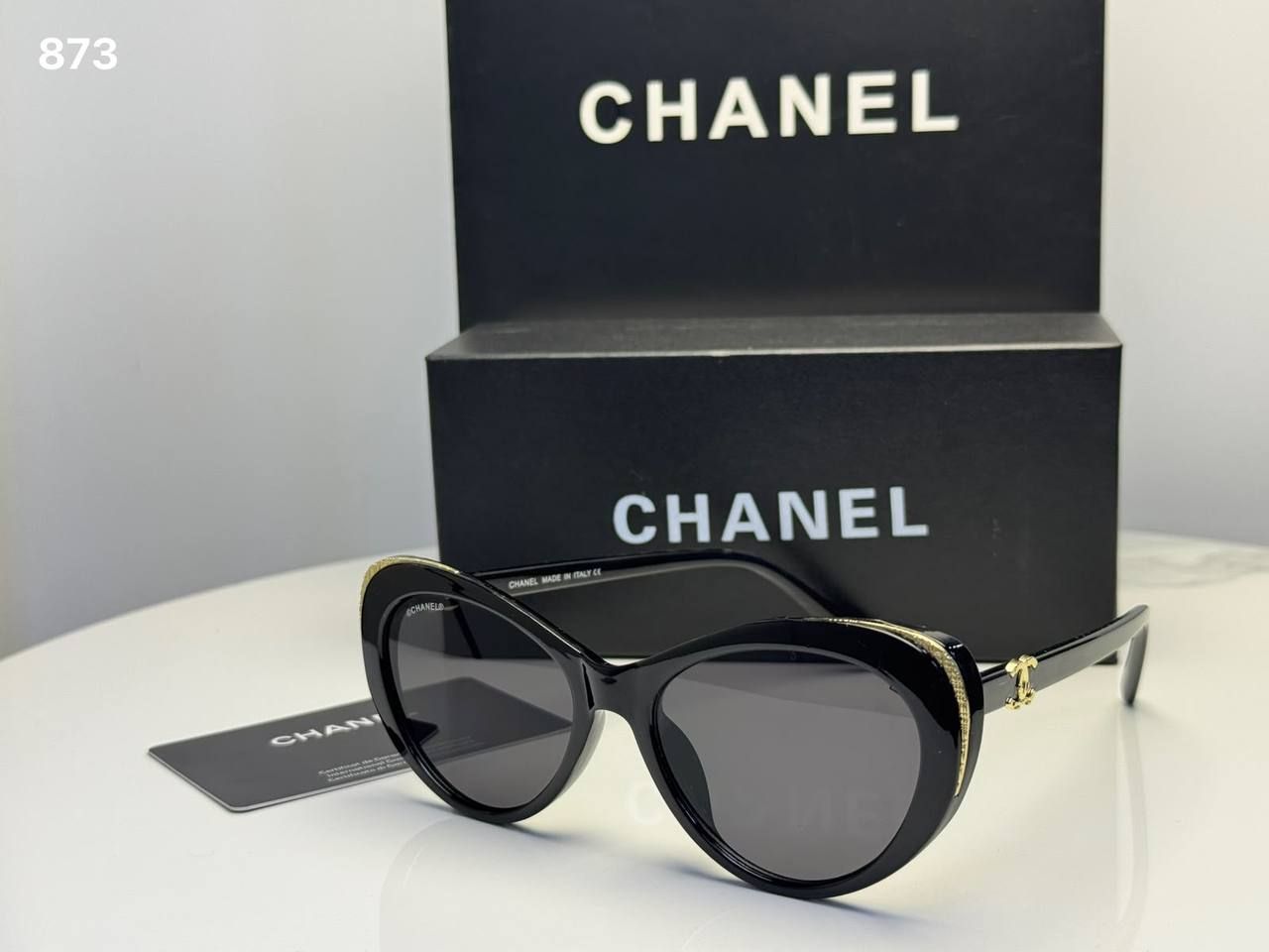 Chanel Sunglasses (Copy One) – Premium UV Protection & Iconic Designer Style in the UAE | D-E45 – Image 16