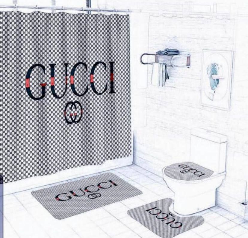 Premium 4-Piece Matching Bathroom Set – Luxury Designer Styling & Comfort | D-E49 – Image 13