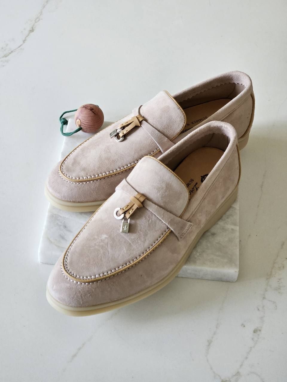 Loro Piana High Master Women's Suede Loafers | Ultimate Elegance & Comfort | UAE | D-E56 – Image 11