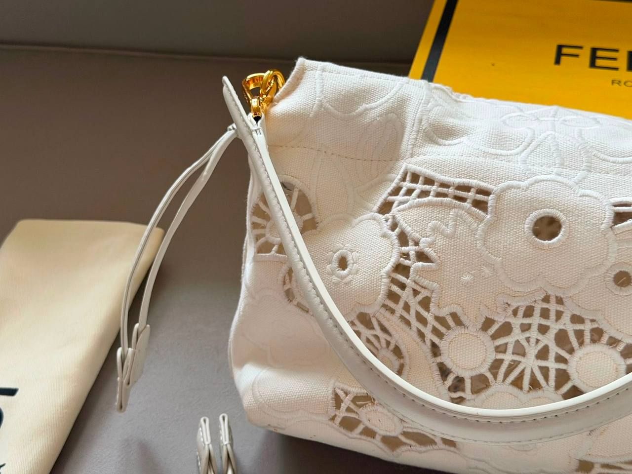 Fendi Lace Bag High Master | Luxury Designer Handbag UAE | D-E56 – Image 7