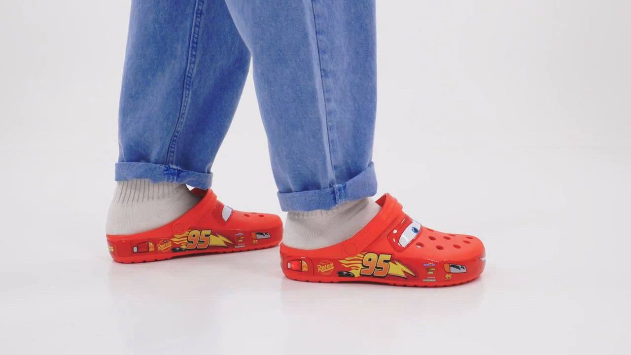 Disney Pixar Lightning McQueen Crocs Clogs - Fun & Comfortable Everyday Footwear | D-E46 – Image 3