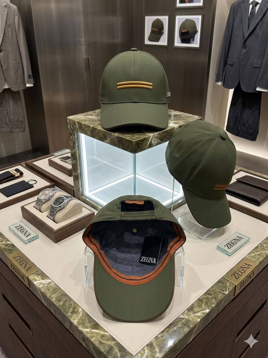 كاب "Zegna" الفاخر – الأناقة العصرية بأعلى جودة (كوبي ون) | D-A47 – Image 6