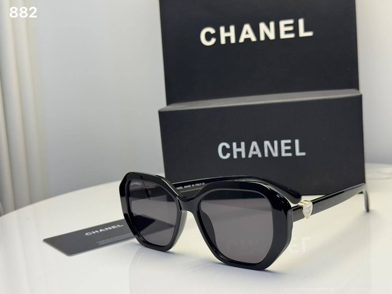Chanel Sunglasses (Copy One) – Premium UV Protection & Iconic Designer Style in the UAE | D-E45 – Image 3