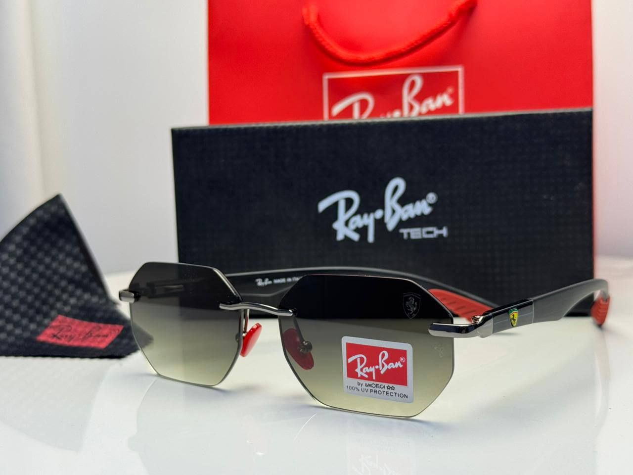 Premium Ray-Ban Sunglasses Collection (High-Quality Copy One) – Timeless Icons in Diverse Styles & Colors | D-E45 – Image 17