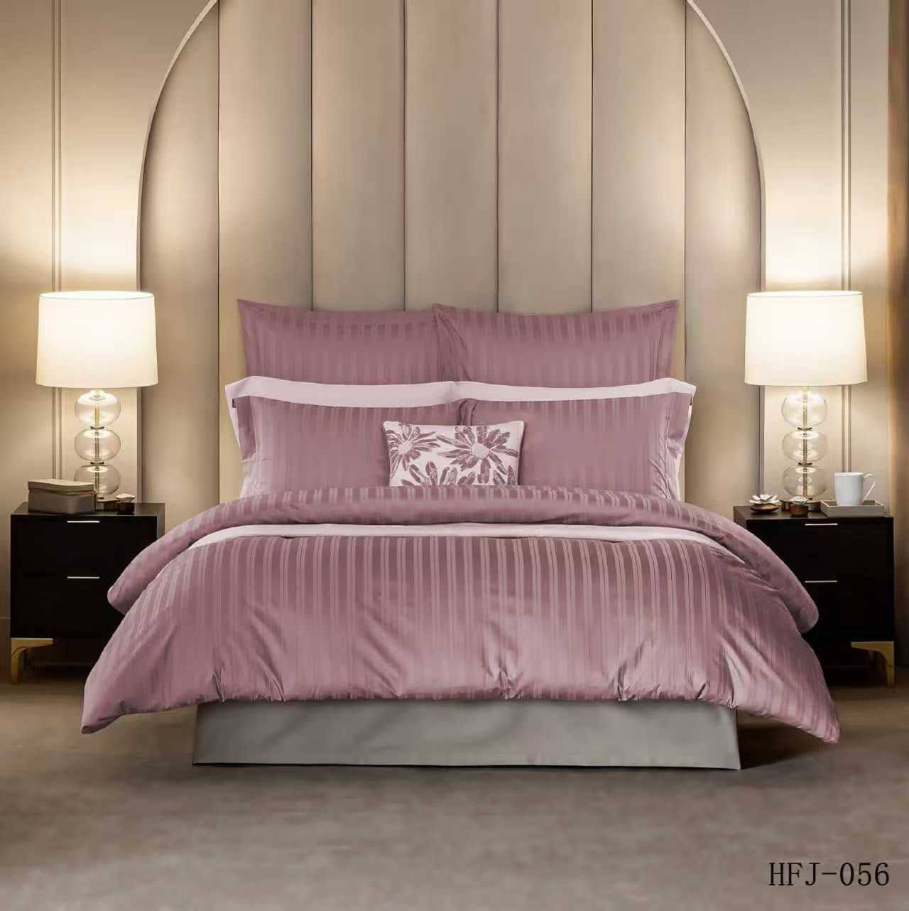 طقم غطاء لحاف (كوفر) فندقي فاخر - كينج سايز - موديل | D-A50 – Image 6