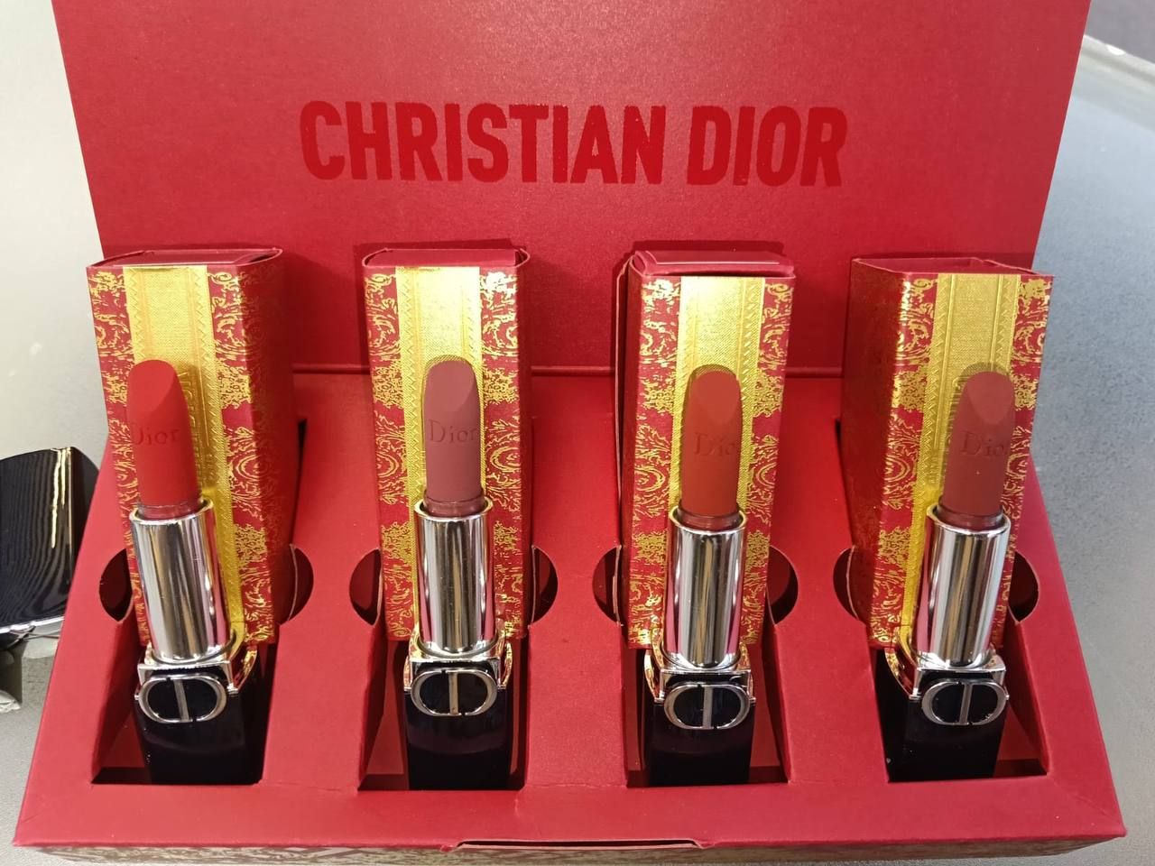 Christian Dior Velvet Lipstick Set | The Ultimate Quad of Royal Elegance 💄✨ | D-E60 – Image 2