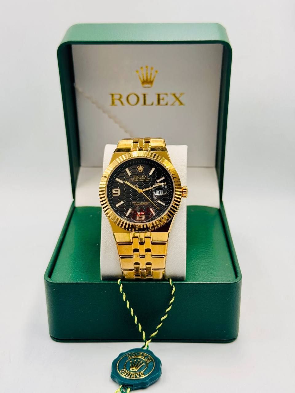 Classic Oyster Land-Dweller Honeycomb Watch – Rolex-Inspired Premium Edition (Copy 1) | D-E01 – Image 5