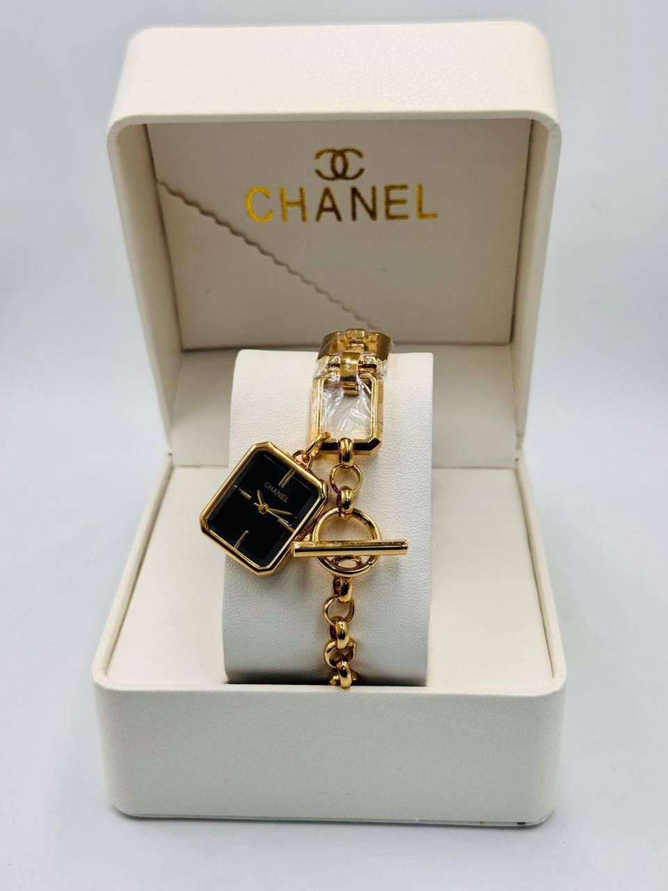 Chanel-Inspired Elegant Charm Bracelet Watch (Premium Quality) | D-E59 – Image 2