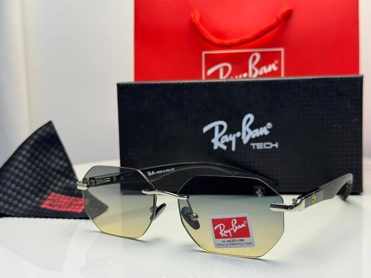Premium Ray-Ban Sunglasses Collection (High-Quality Copy One) – Timeless Icons in Diverse Styles & Colors | D-E45 – Image 7