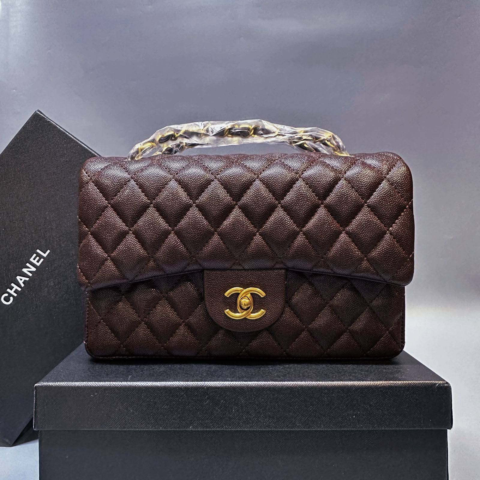 Luxury Chanel Classic Flap Bag in Premium Caviar Leather - Top High Master Edition | D-E16 – Image 10