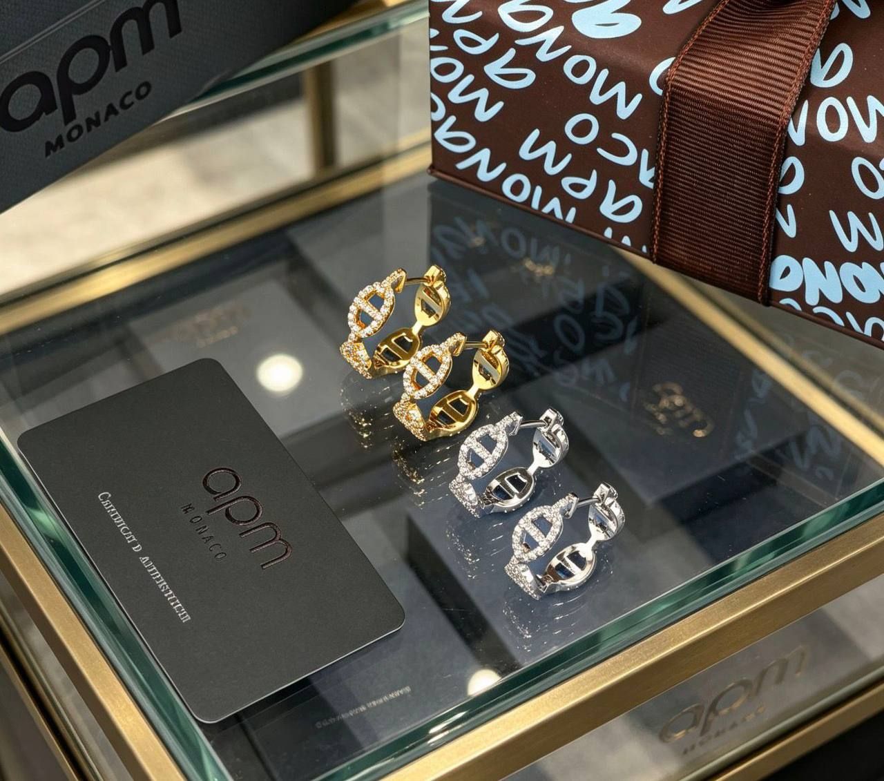 APM Monaco Super Master Jewelry Set (Gold & Silver) | Luxury Accessories UAE | D-E56 – Image 5
