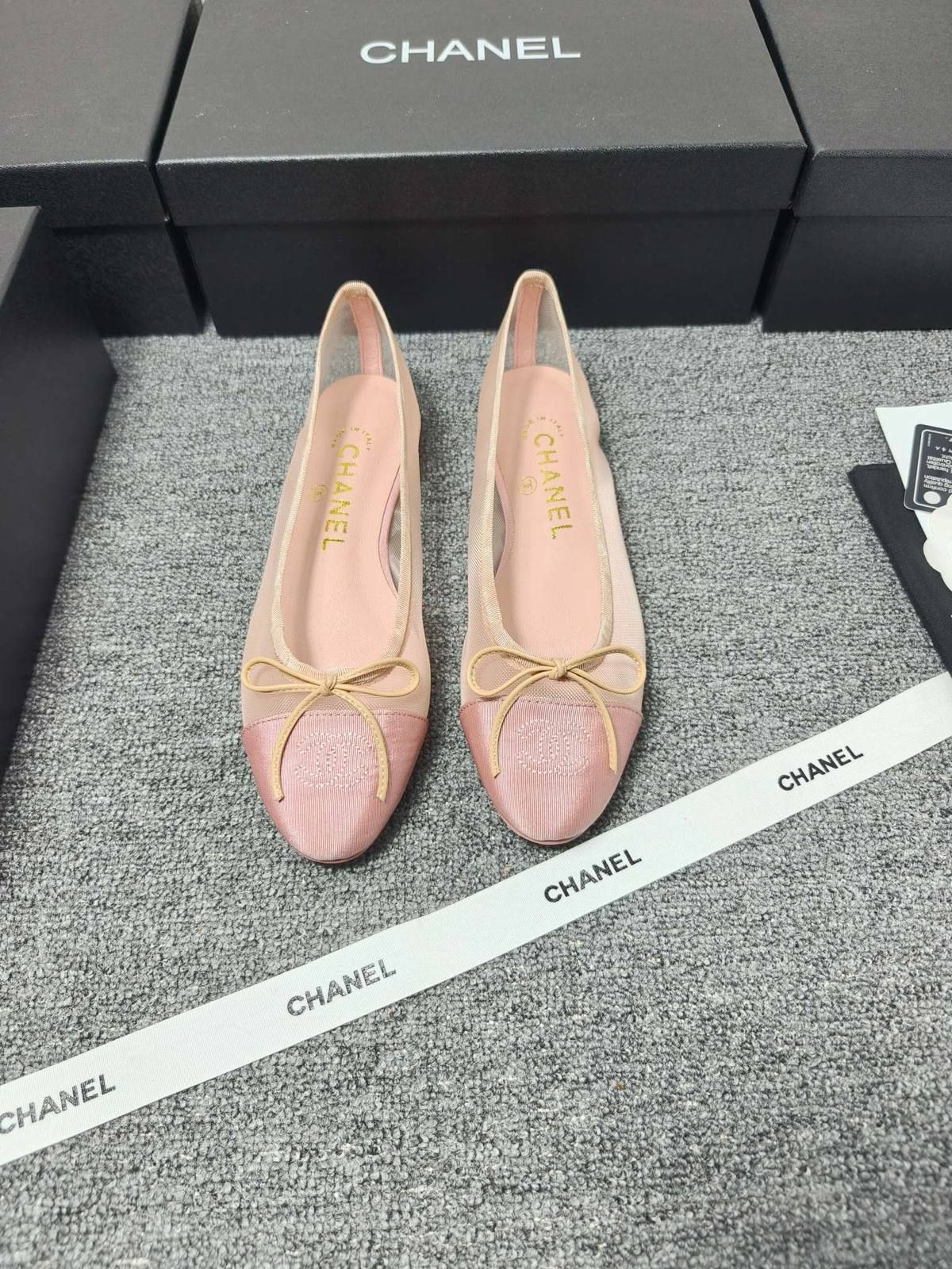 Chanel Inspired Classic Quilted Ballet Flats - High-Quality Premium Women's Shoes | D-E46 – Image 3