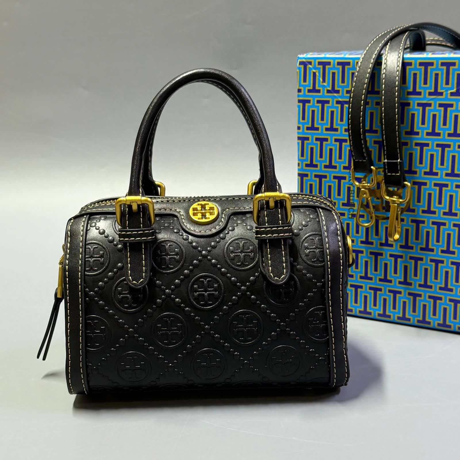Tory Burch Mini Embossed Satchel Bag – Sophisticated Charm & Modern Luxury | D-E23 – Image 10