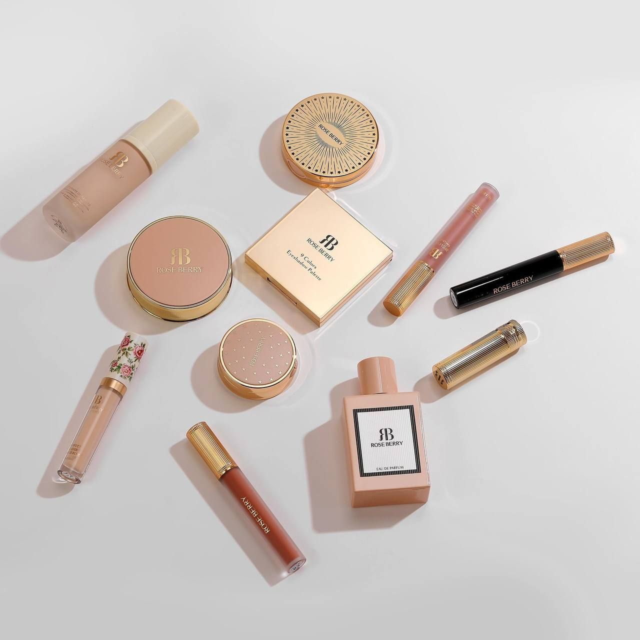 Rose Berry Royal Makeup & Perfume Vanity Box | The Ultimate Multi-Tier Collection 🎁✨ | D-E60 – Image 3