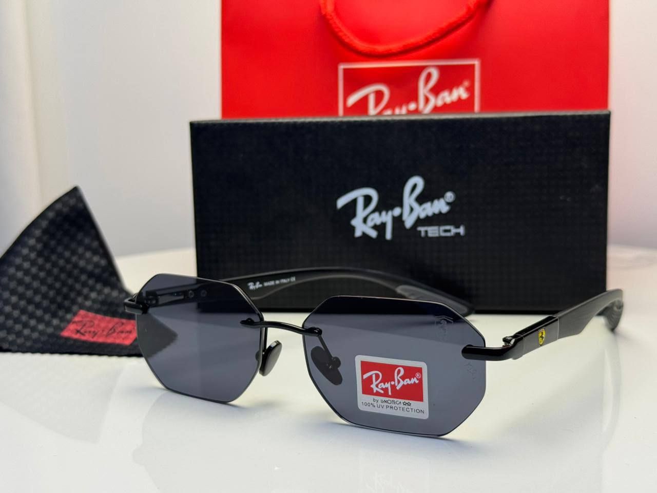 Premium Ray-Ban Sunglasses Collection (High-Quality Copy One) – Timeless Icons in Diverse Styles & Colors | D-E45 – Image 9