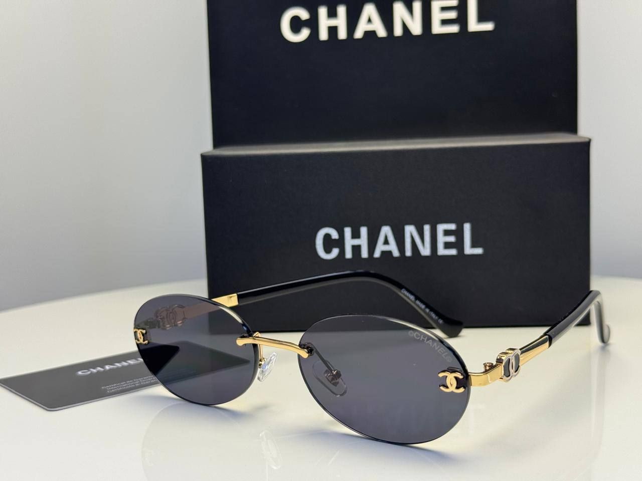 Chanel Rimless Sunglasses Copy One | Premium Quality & Fast Delivery UAE 🇦🇪 | D-E45 – Image 1