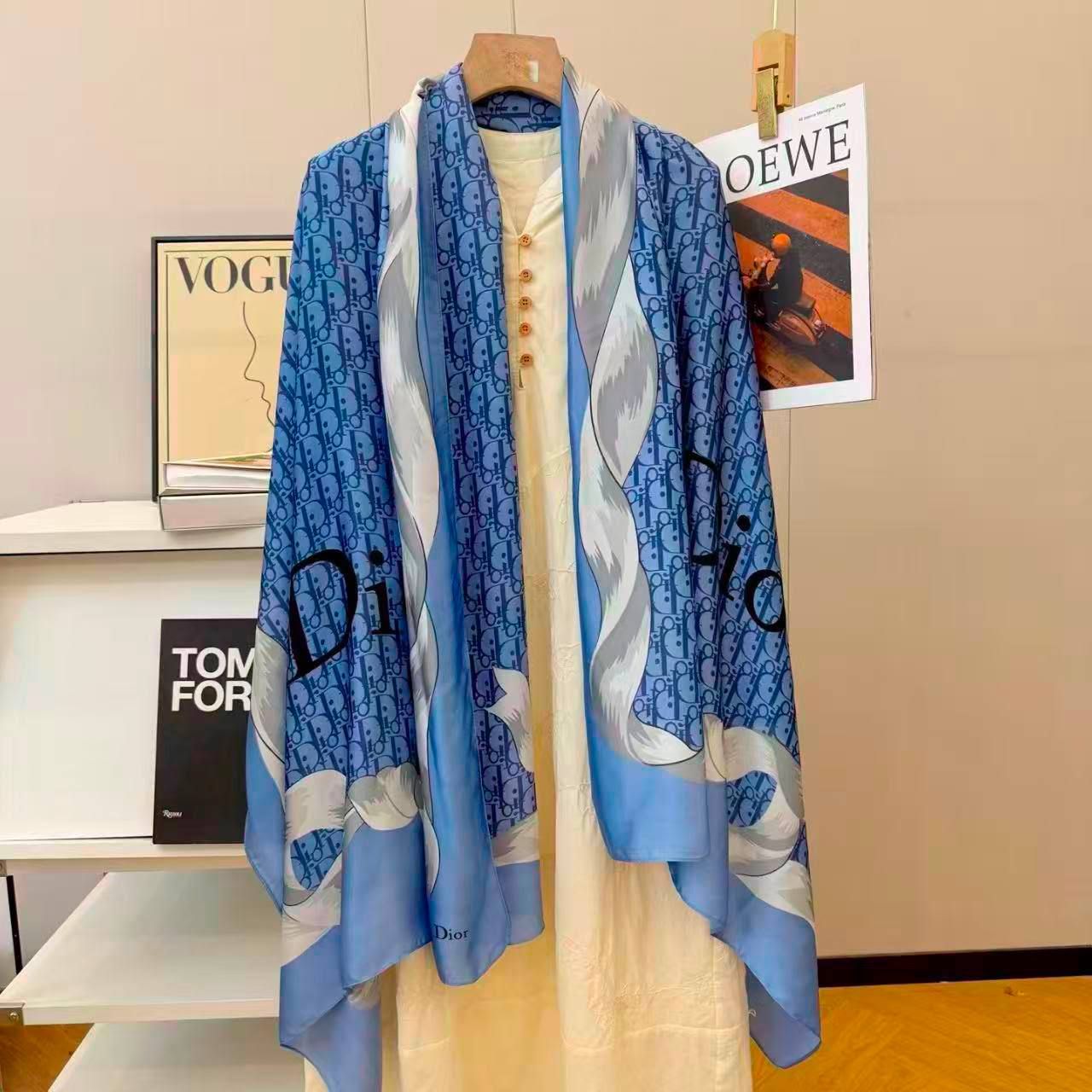 Designer Luxury Scarves (Copy One) – Soft & Elegant Statement Scarves for the UAE | D-E47 – Image 30