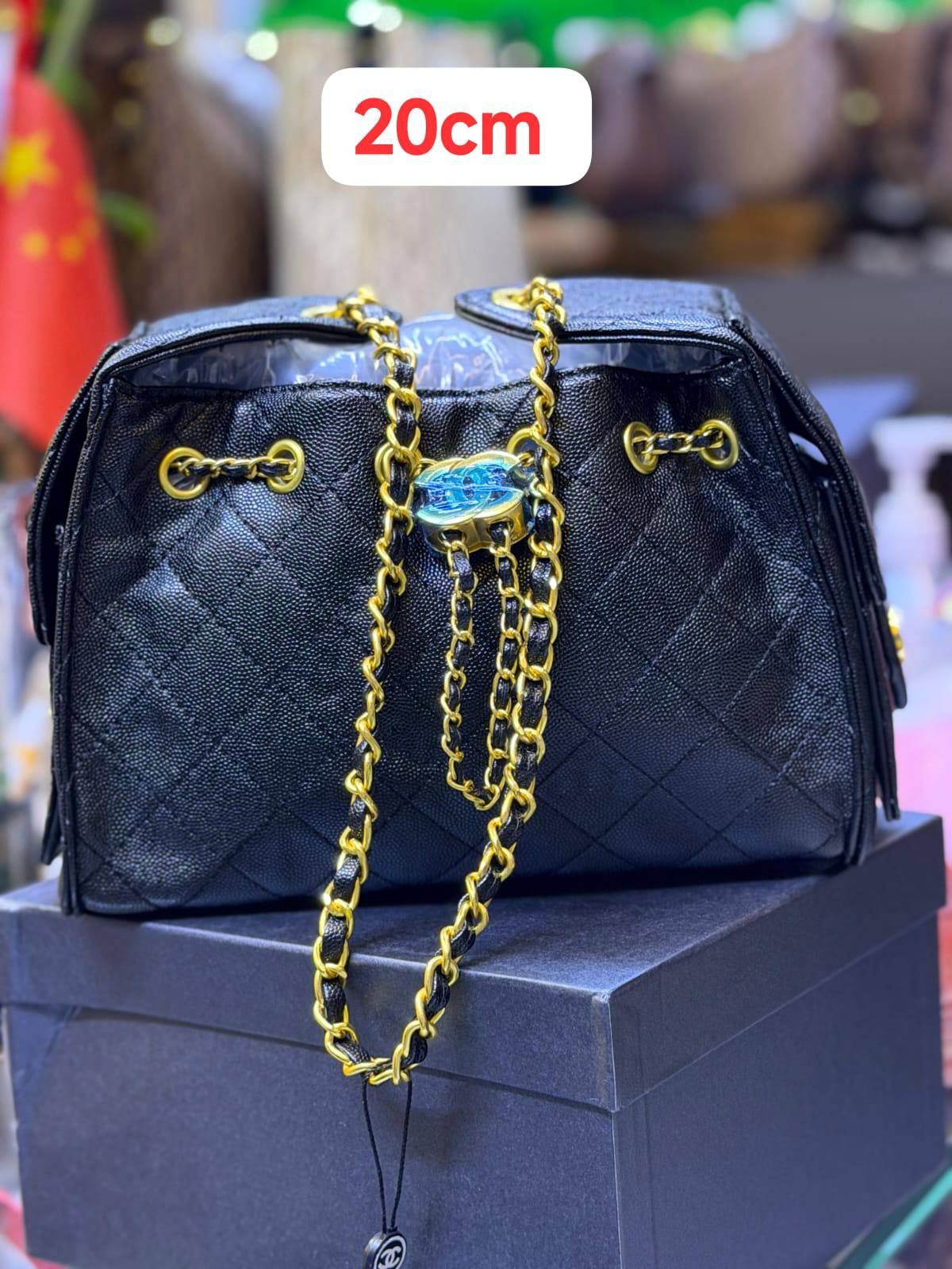 Luxury Chanel Quilted Hobo Bag (25 cm) - Premium High Quality Edition | D-E16 – Image 7