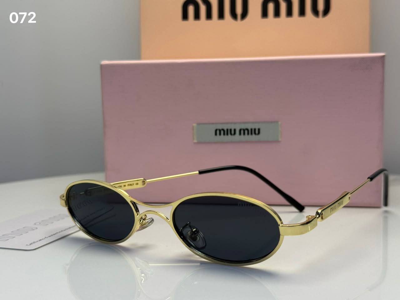 Miu Miu Sunglasses (Copy One) – Bold Designer Style & Complete UV Protection in the UAE | D-E45 – Image 2