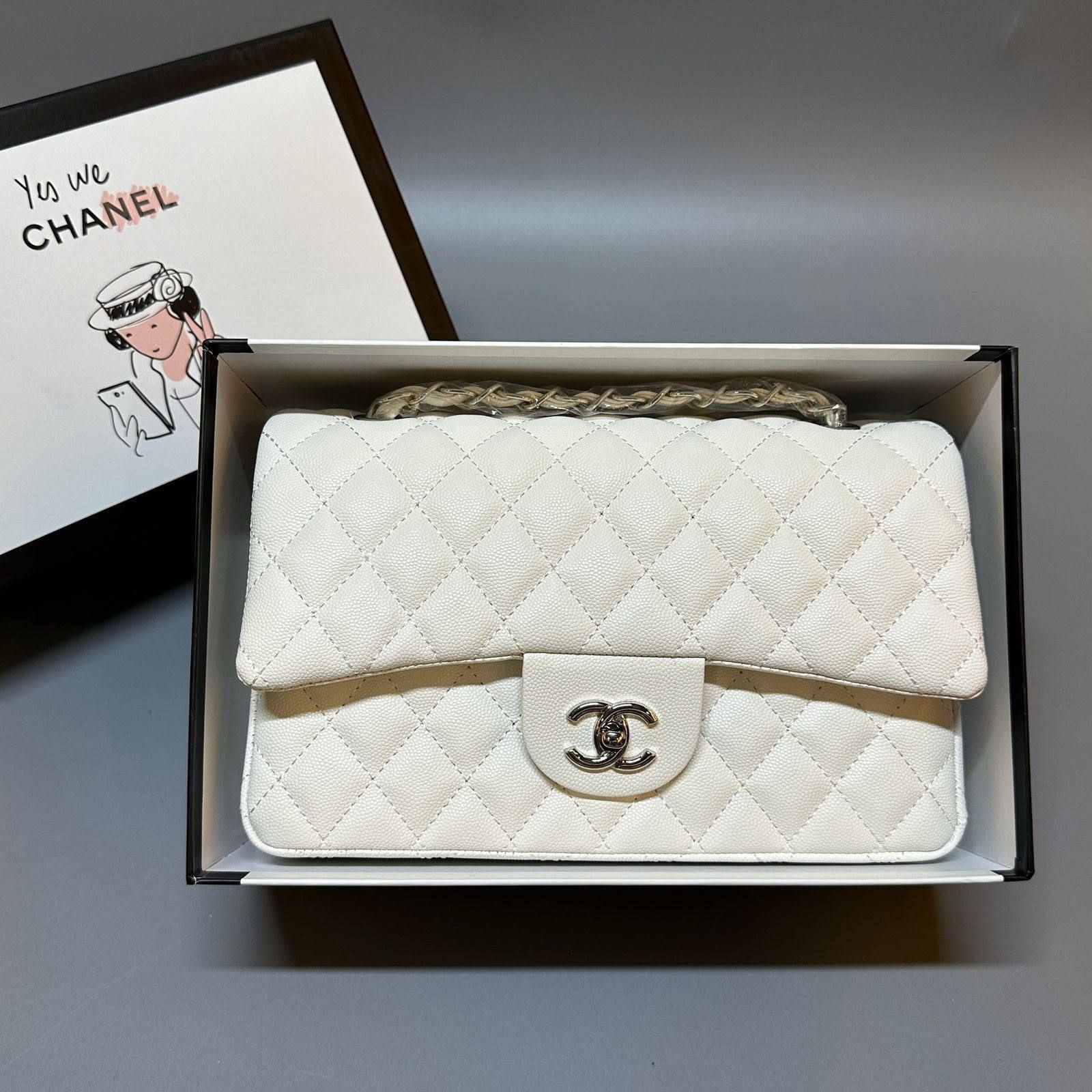 Luxury Chanel Classic Flap Bag in Premium Caviar Leather - Top High Master Edition | D-E16 – Image 8