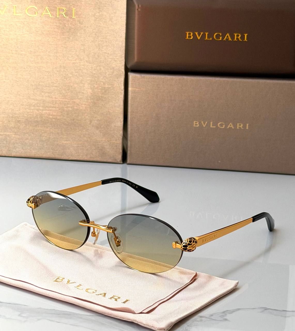 Bvlgari Women's Luxury Sunglasses High Master | Designer Eyewear UAE | D-E56 – Image 3
