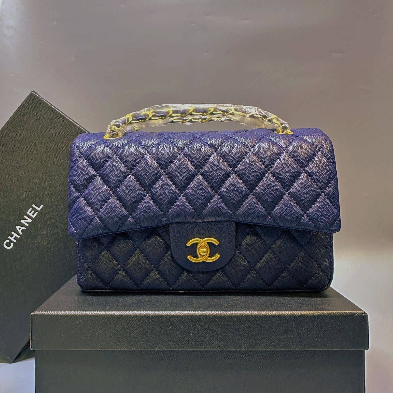 Luxury Chanel Classic Flap Bag in Premium Caviar Leather - Top High Master Edition | D-E16 – Image 11