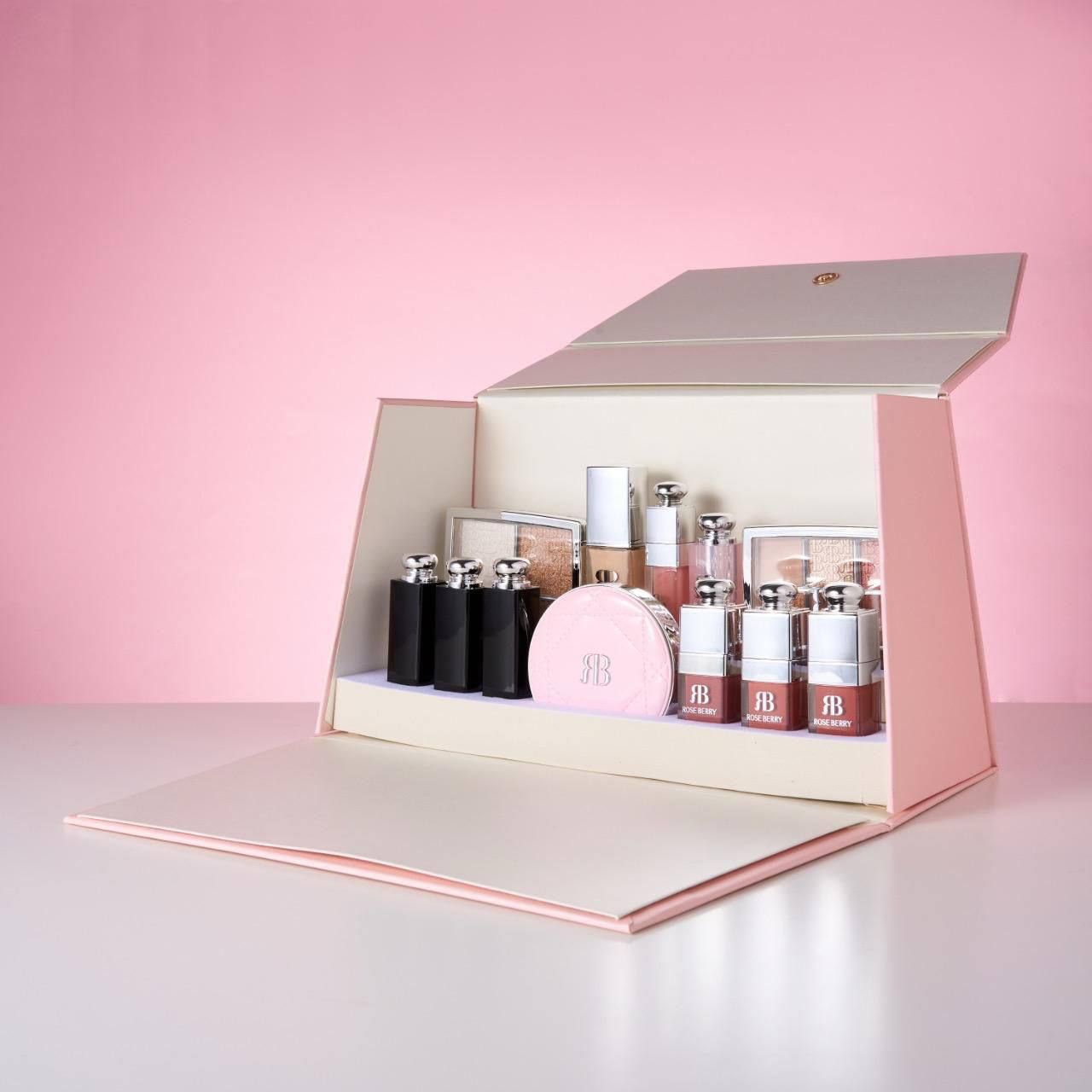 Rose Berry Luxury Makeup Gift Box | The Ultimate Beauty Collection 🎀✨ | D-E60 – Image 4