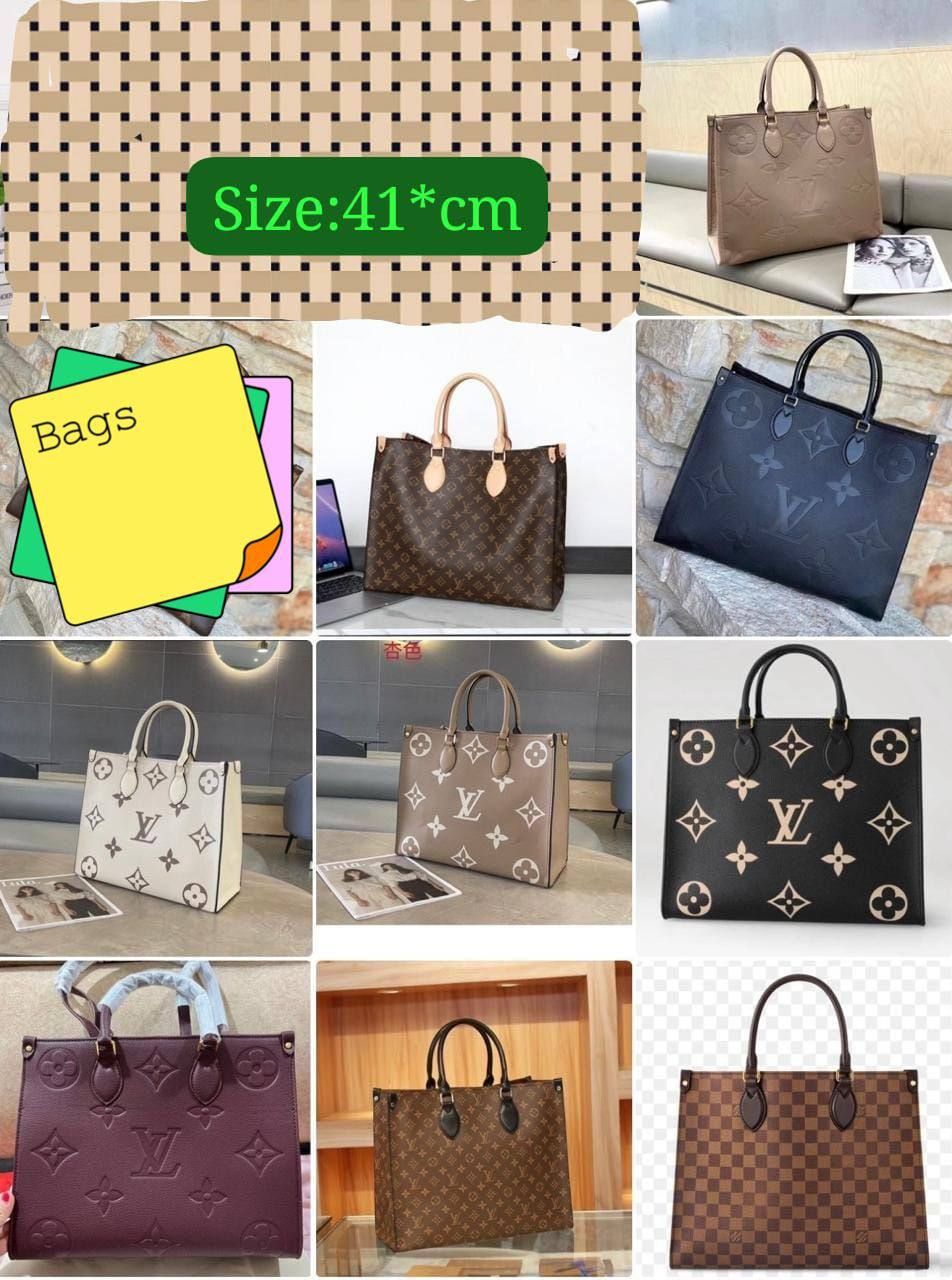 Luxurious "Louis Vuitton OnTheGo" Tote Bag – Available in All Colors | D-E14 – Image 4