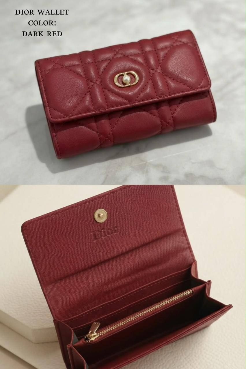 Dior Women's Wallet (Copy One) – Luxury Designer Mini Wallet in the UAE | D-E43 – Image 2