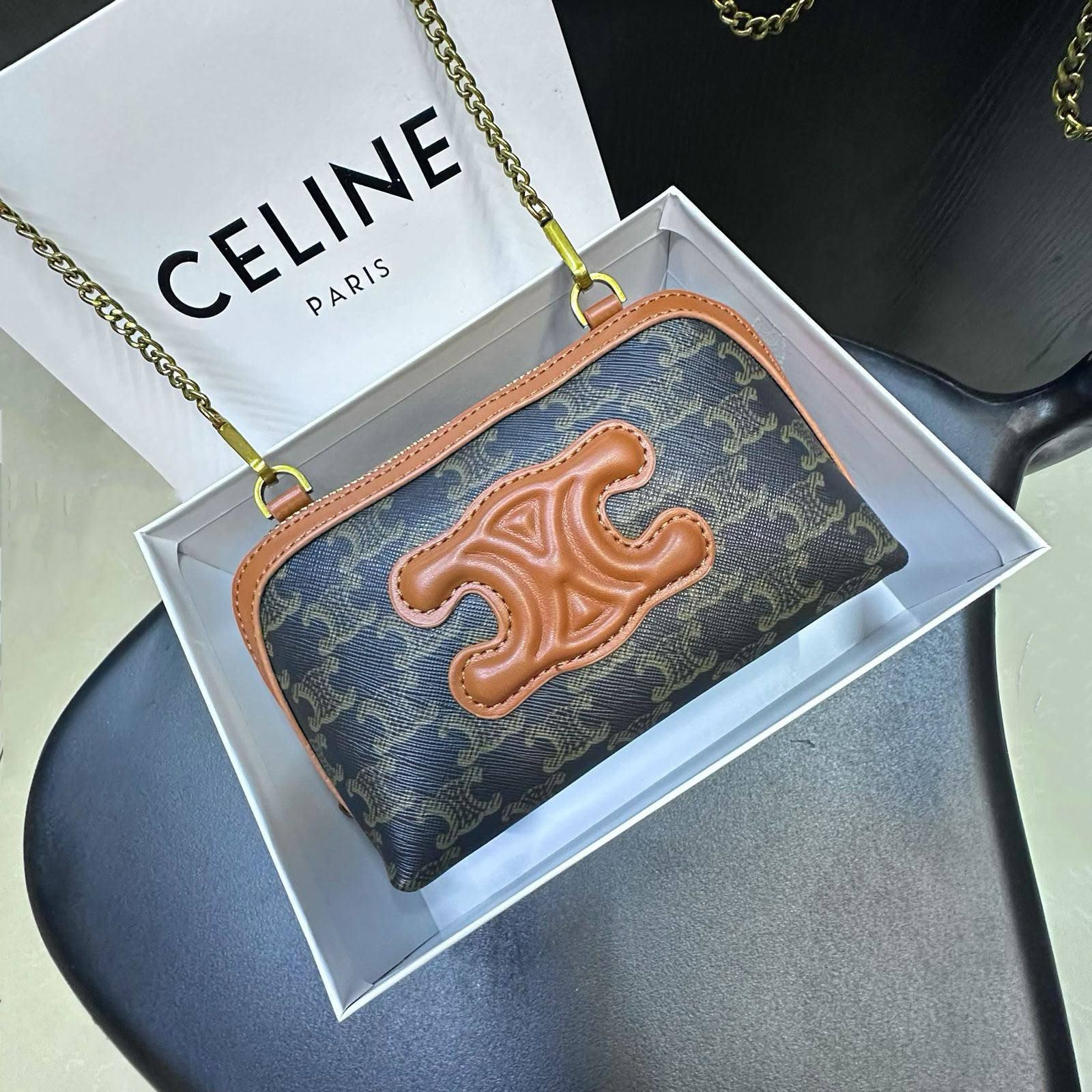 Celine Triomphe Mini Crossbody Bag – Parisian Luxury & Chic Style | D-E23 – Image 2
