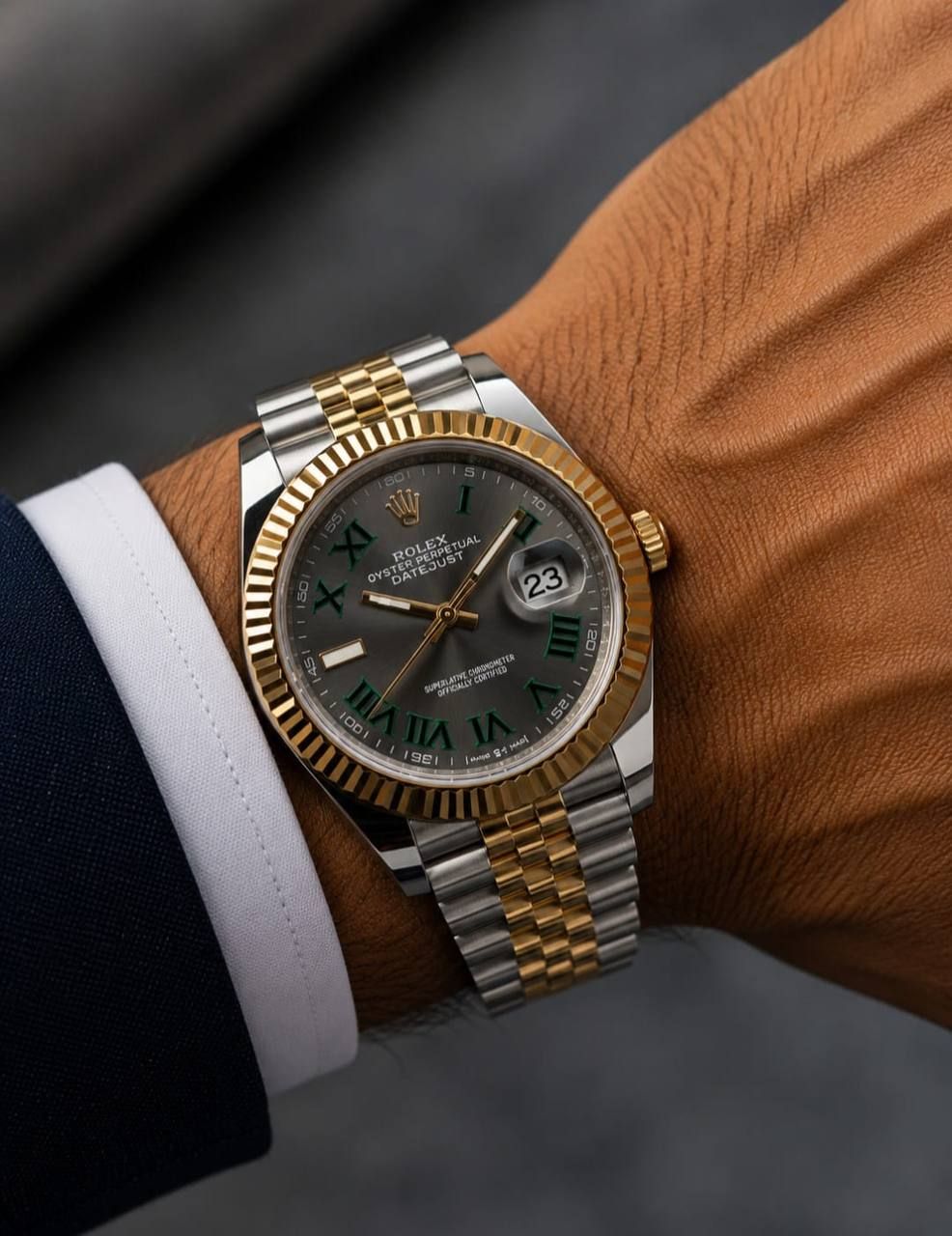Classic Datejust Luxury Watch – Rolex-Inspired Premium Edition (Copy 1) with Mega Color Selection | D-E01 – Image 5