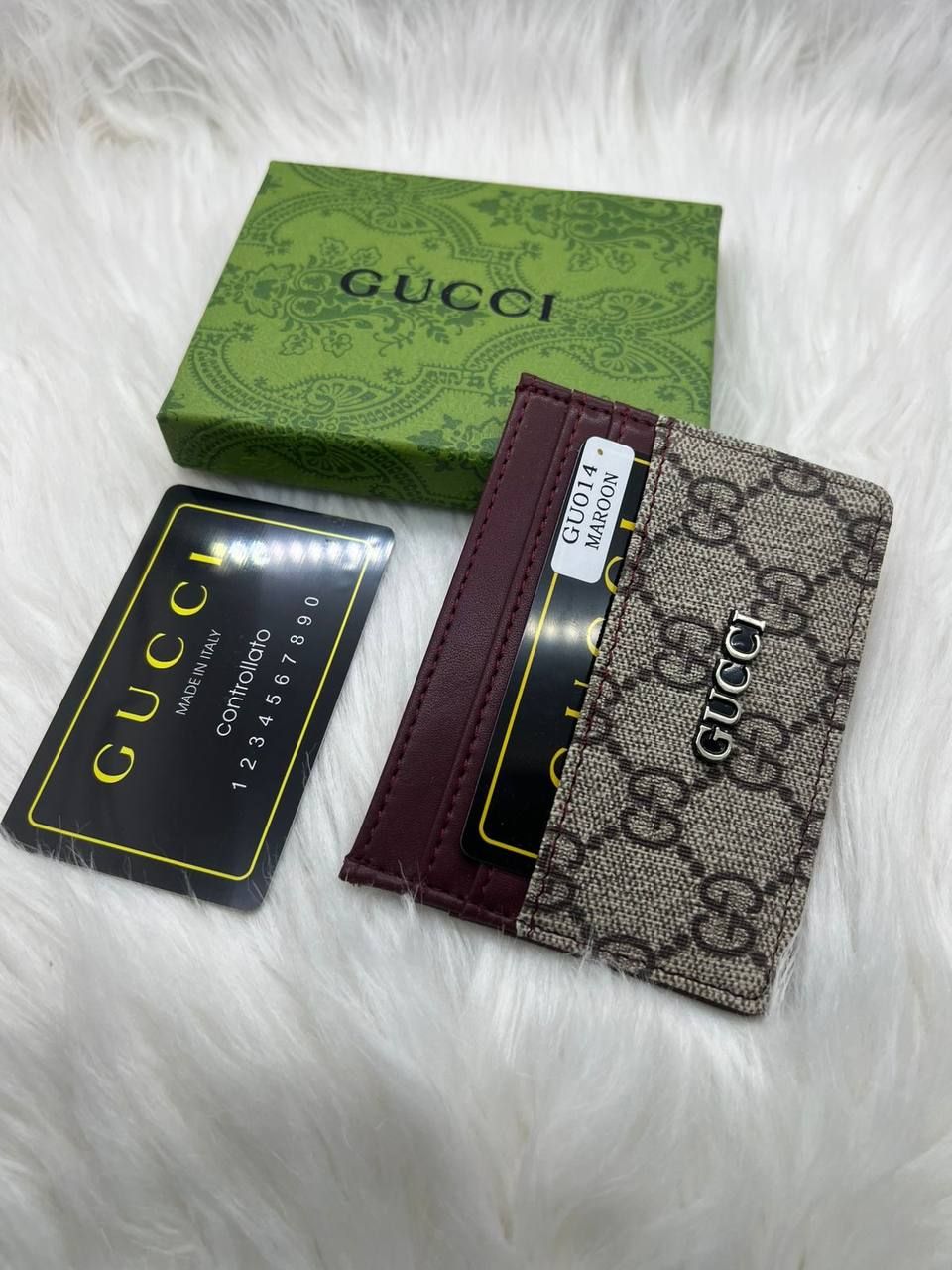 Gucci Inspired Card Holder & Wallet Collection (Master Copy) - Multi-Design GG Monogram & Quilted Leather | D-E43 – Image 3
