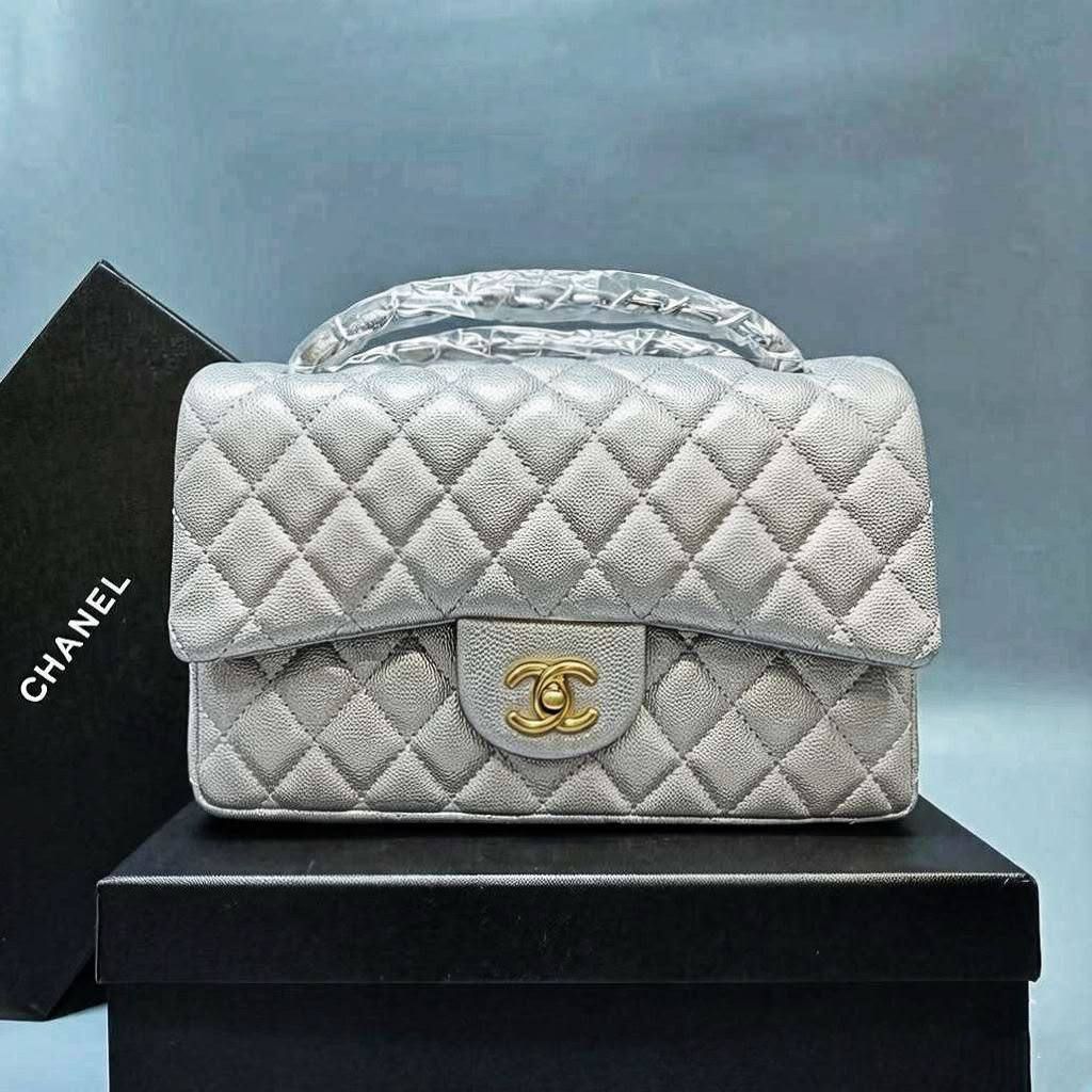 Luxury Chanel Classic Flap Bag in Premium Caviar Leather - Top High Master Edition | D-E16 – Image 6