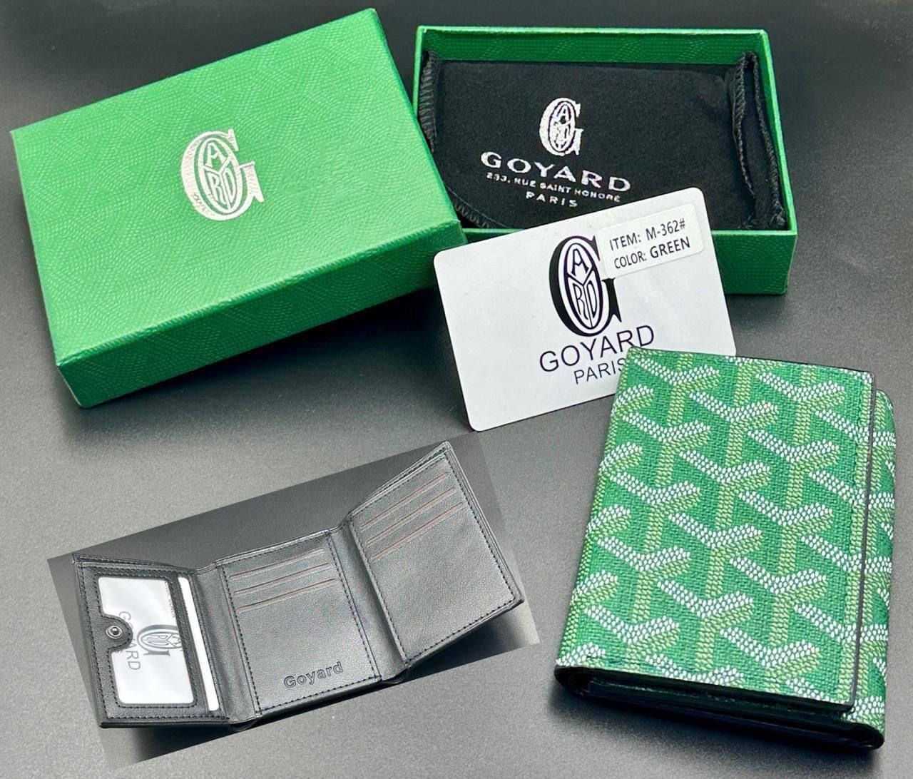 Goyard Inspired Card Holder & Wallet Collection (Master Copy) - Multi-Color Classic Goyardine Canvas | D-E43 – Image 8