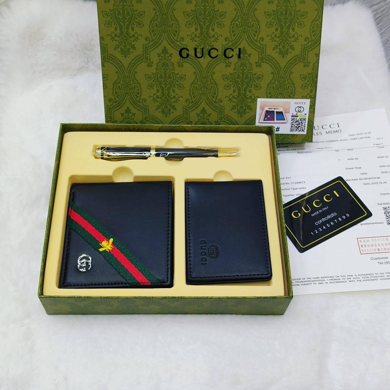 Luxury Men's Gift Sets (Wallet, Card Holder & Pen) – The Ultimate Gift for the Modern Gentleman in the UAE | D-E43 – Image 2