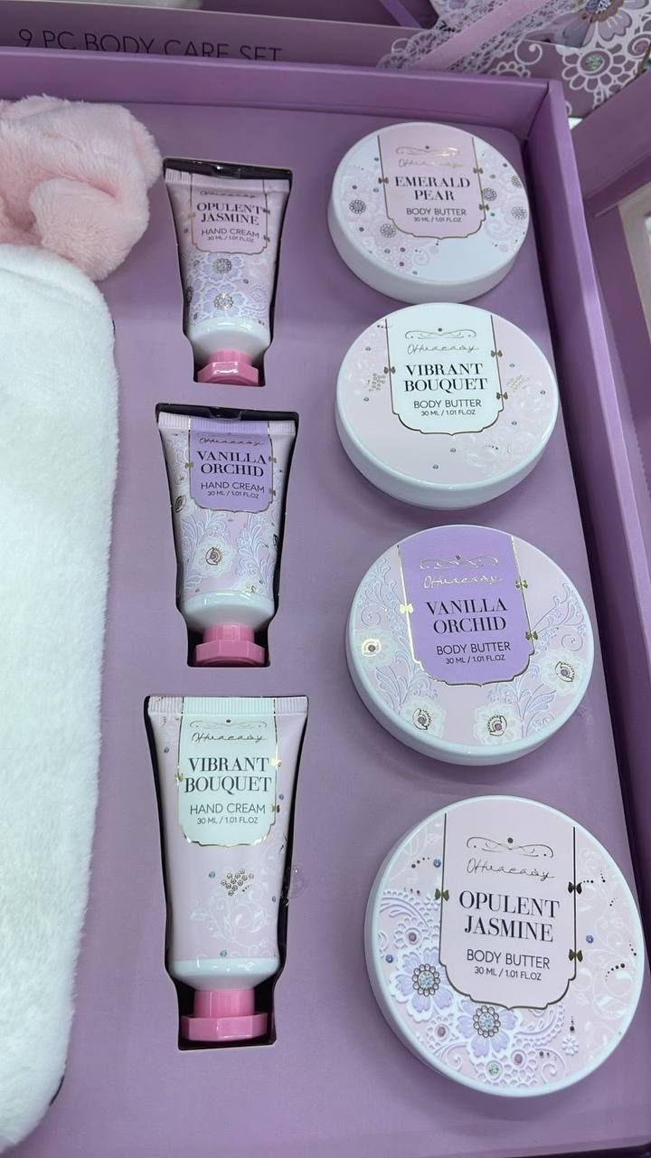 9-Piece Body Care Gift Set in UAE – Ultimate Home Spa & Deep Hydration Routine | D-E41 – Image 4
