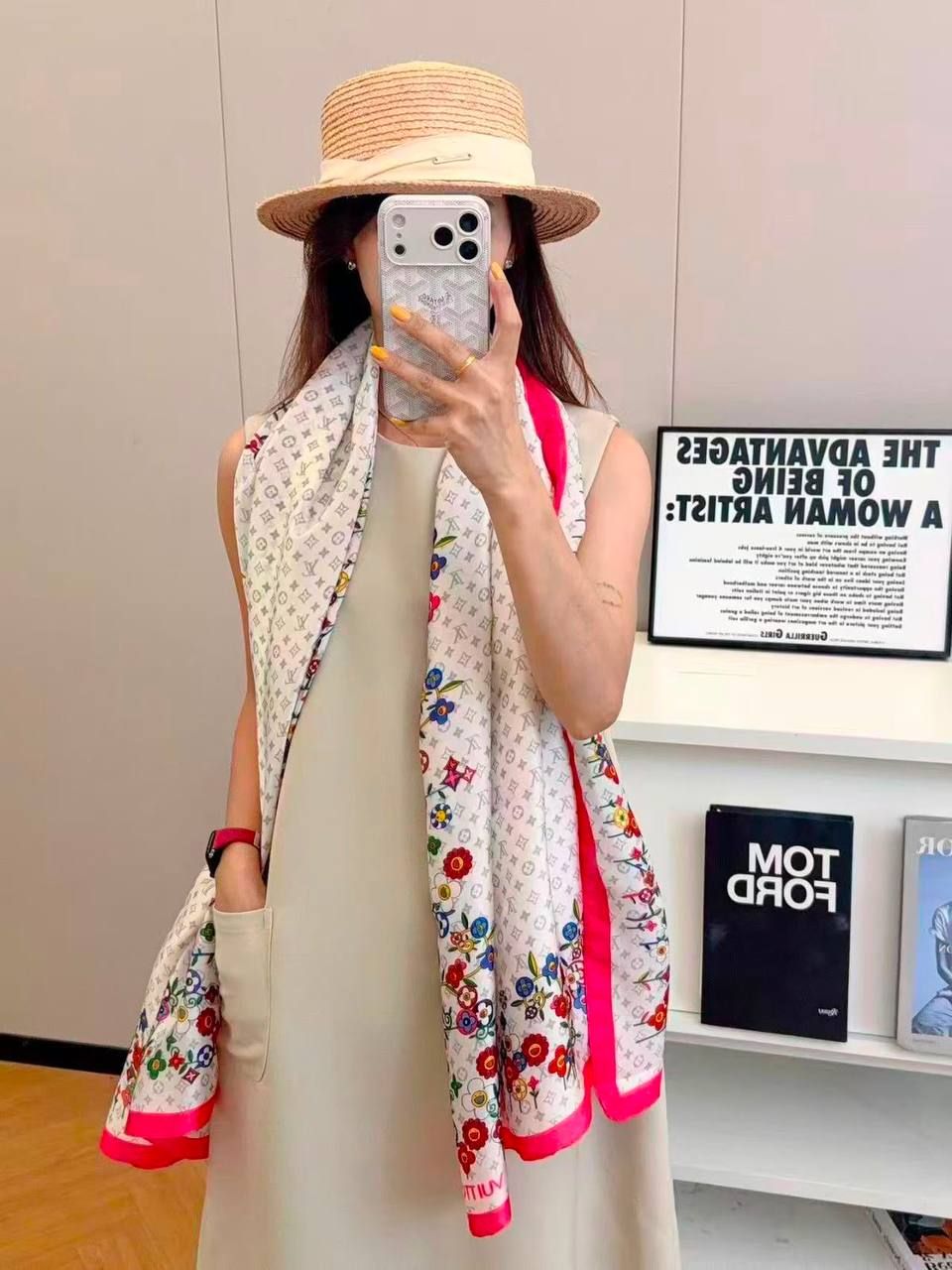 Designer Luxury Scarves (Copy One) – Soft & Elegant Statement Scarves for the UAE | D-E47 – Image 35