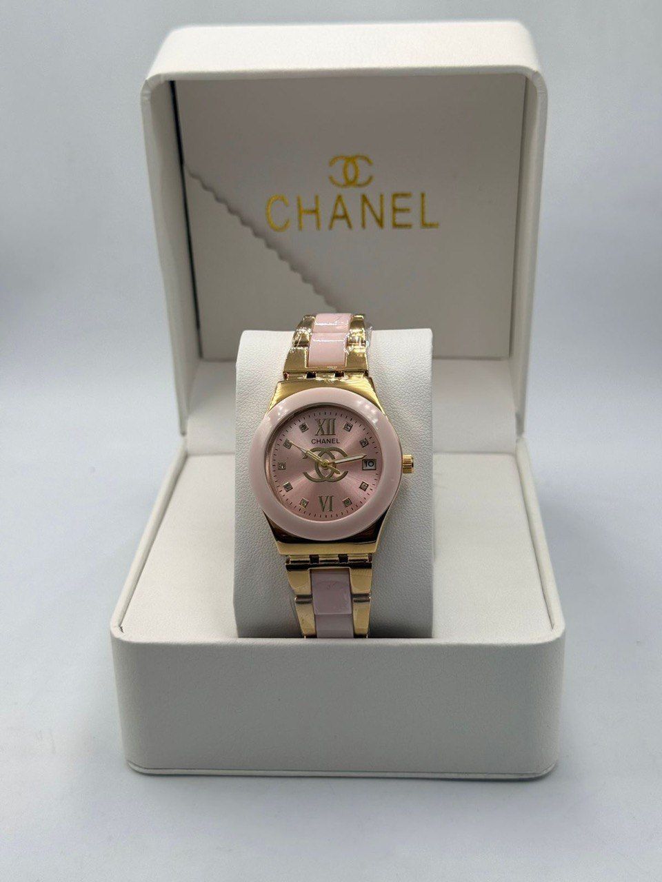 Chanel-Inspired Modern Ceramic & Gold Toned Sport-Chic Watch (Premium Quality) | D-E59 – Image 10
