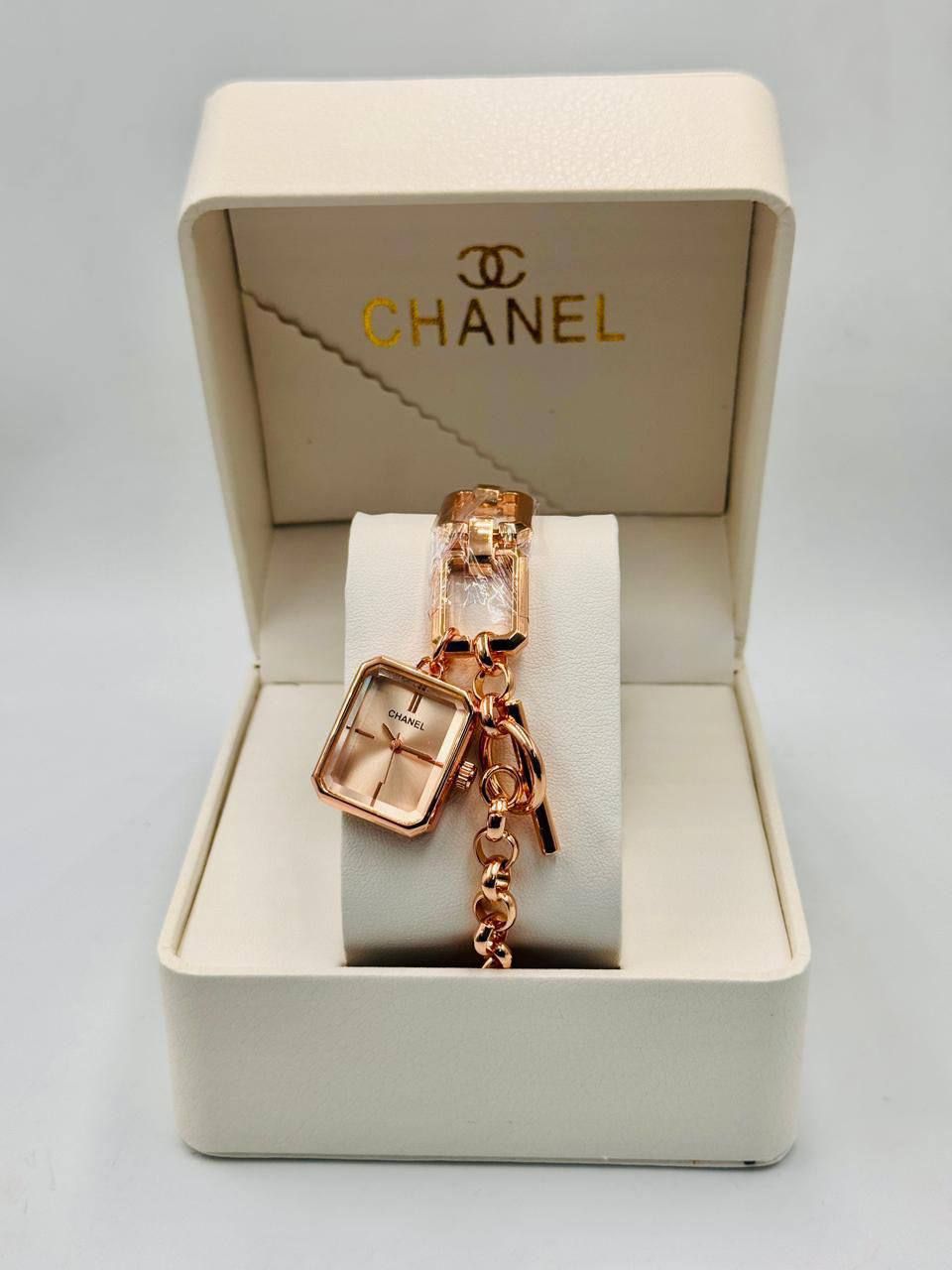 Chanel-Inspired Elegant Charm Bracelet Watch (Premium Quality) | D-E59 – Image 8
