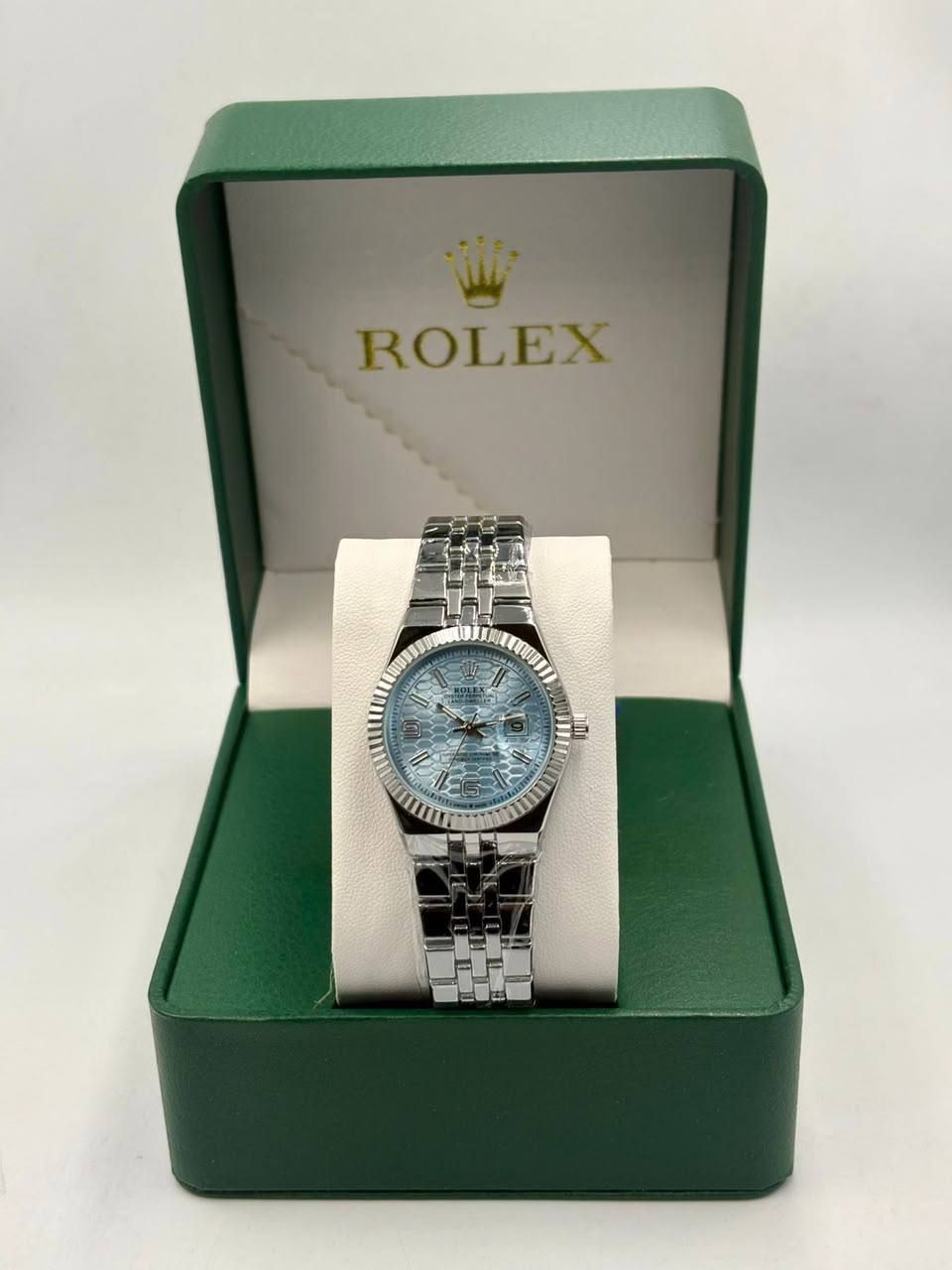 Classic Two-Tone Honeycomb Watch – Rolex-Inspired Design (Premium Copy 1) | D-E01 – Image 8