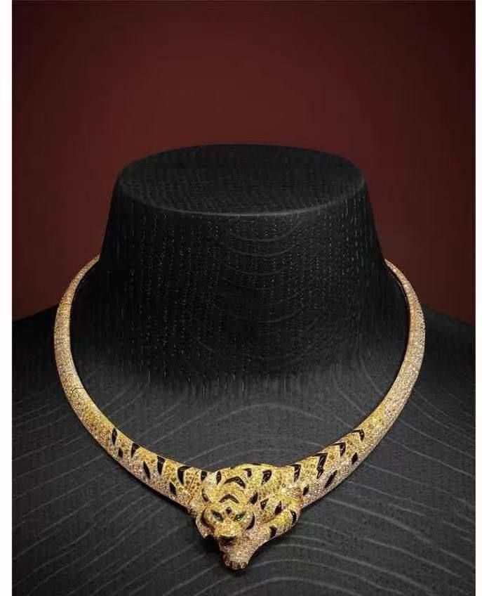 Luxury Cartier Panthère Choker Necklace – High Master Copy 1:1 | D-E26 – Image 1