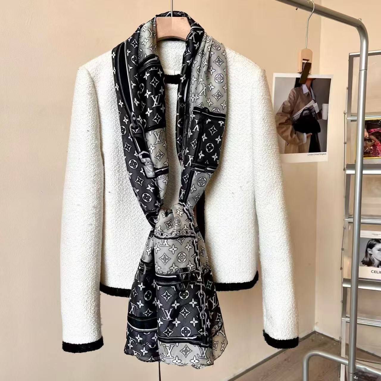 Designer Luxury Scarves (Copy One) – Soft & Elegant Statement Scarves for the UAE | D-E47 – Image 45