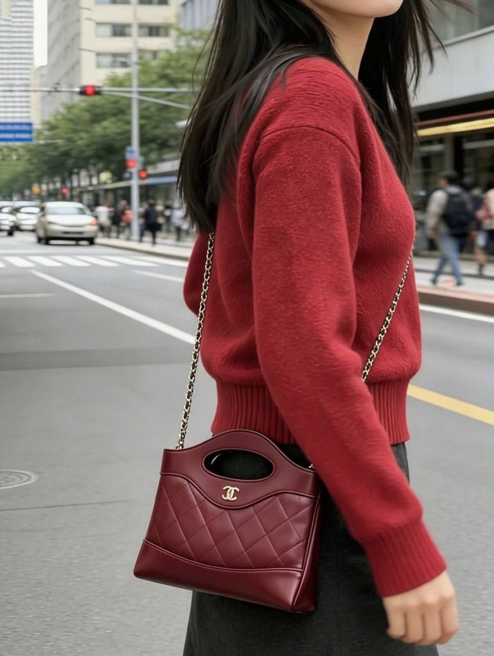 Chanel Mini Quilted Metallic Bag with Integrated Handle - Premium Luxury Edition | D-E16 – Image 2