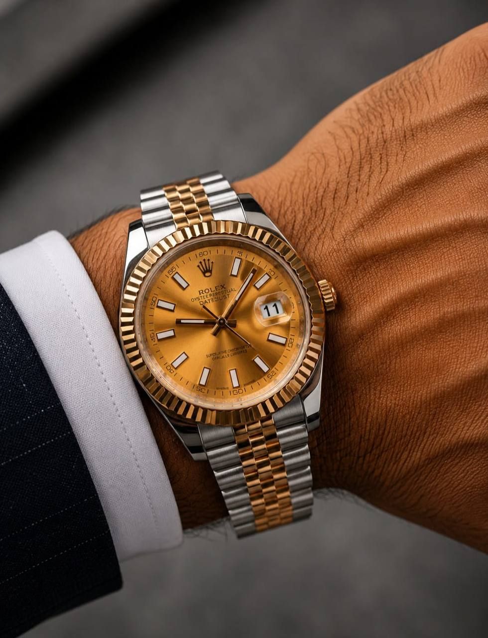 Classic Datejust Luxury Watch – Rolex-Inspired Premium Edition (Copy 1) with Mega Color Selection | D-E01 – Image 3