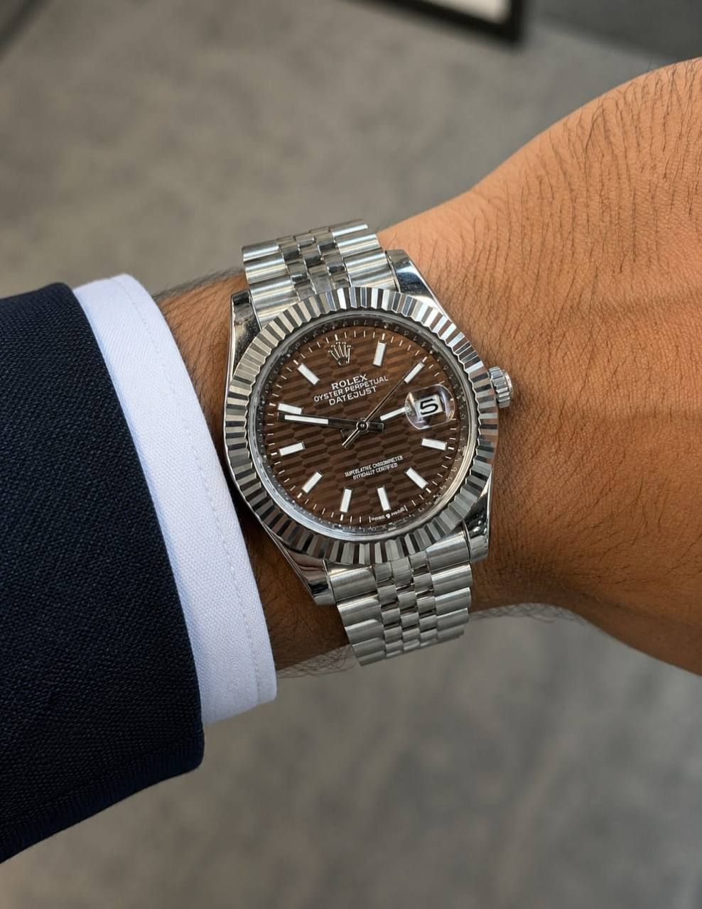 Classic Datejust Luxury Watch – Rolex-Inspired Premium Edition (Copy 1) with Mega Color Selection | D-E01 – Image 7
