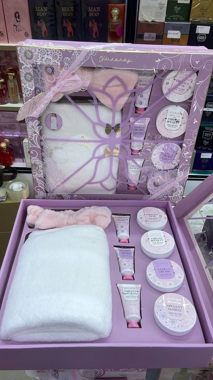 9-Piece Body Care Gift Set in UAE – Ultimate Home Spa & Deep Hydration Routine | D-E41 – Image 3