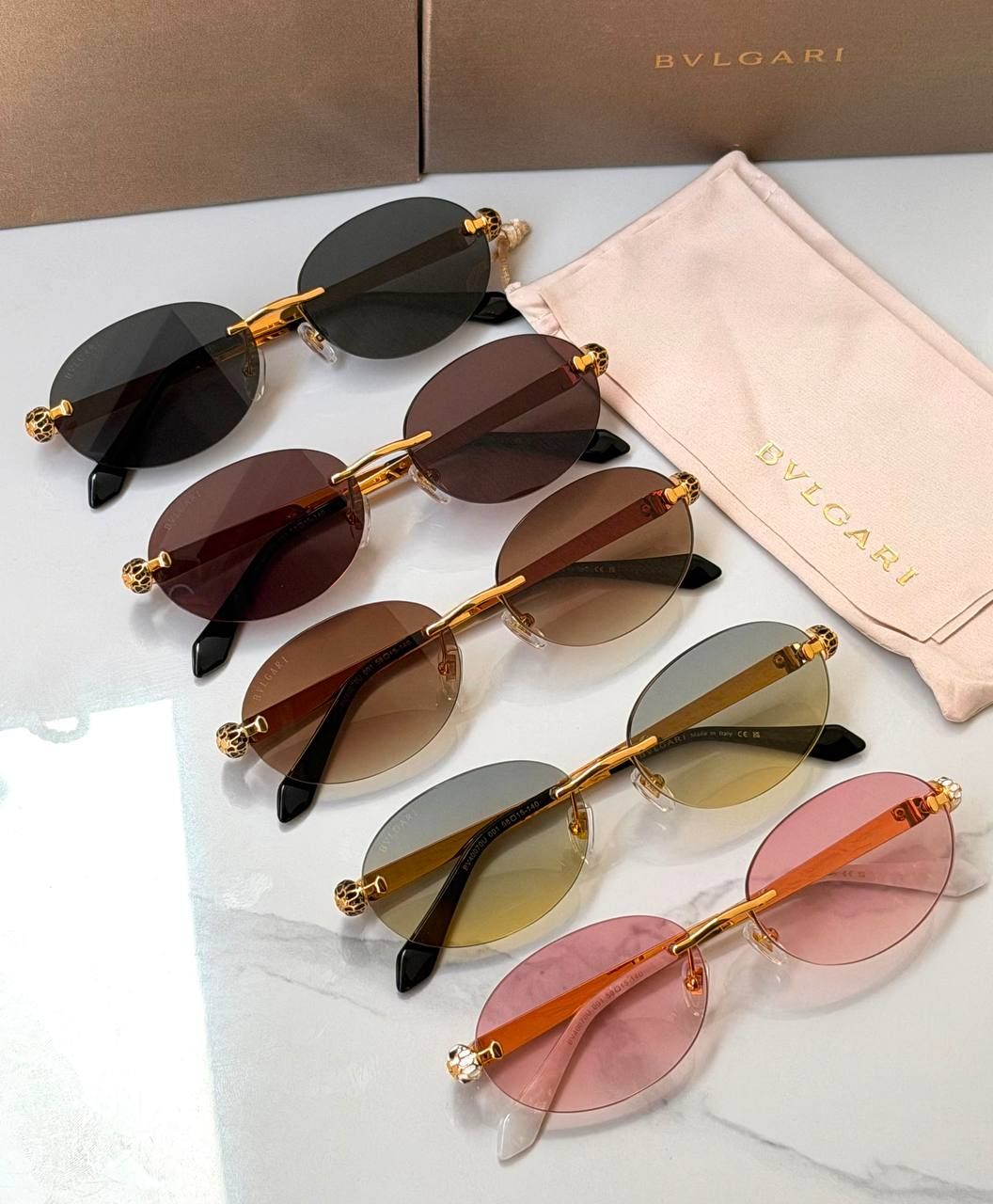 Bvlgari Women's Luxury Sunglasses High Master | Designer Eyewear UAE | D-E56 – Image 7