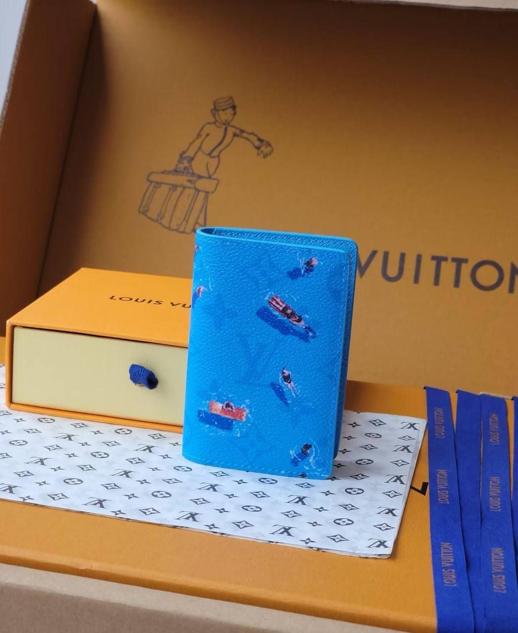 Louis Vuitton Mini Wallet (Copy One) – Compact Designer Wallet & Smart Storage in the UAE | D-E43 – Image 15