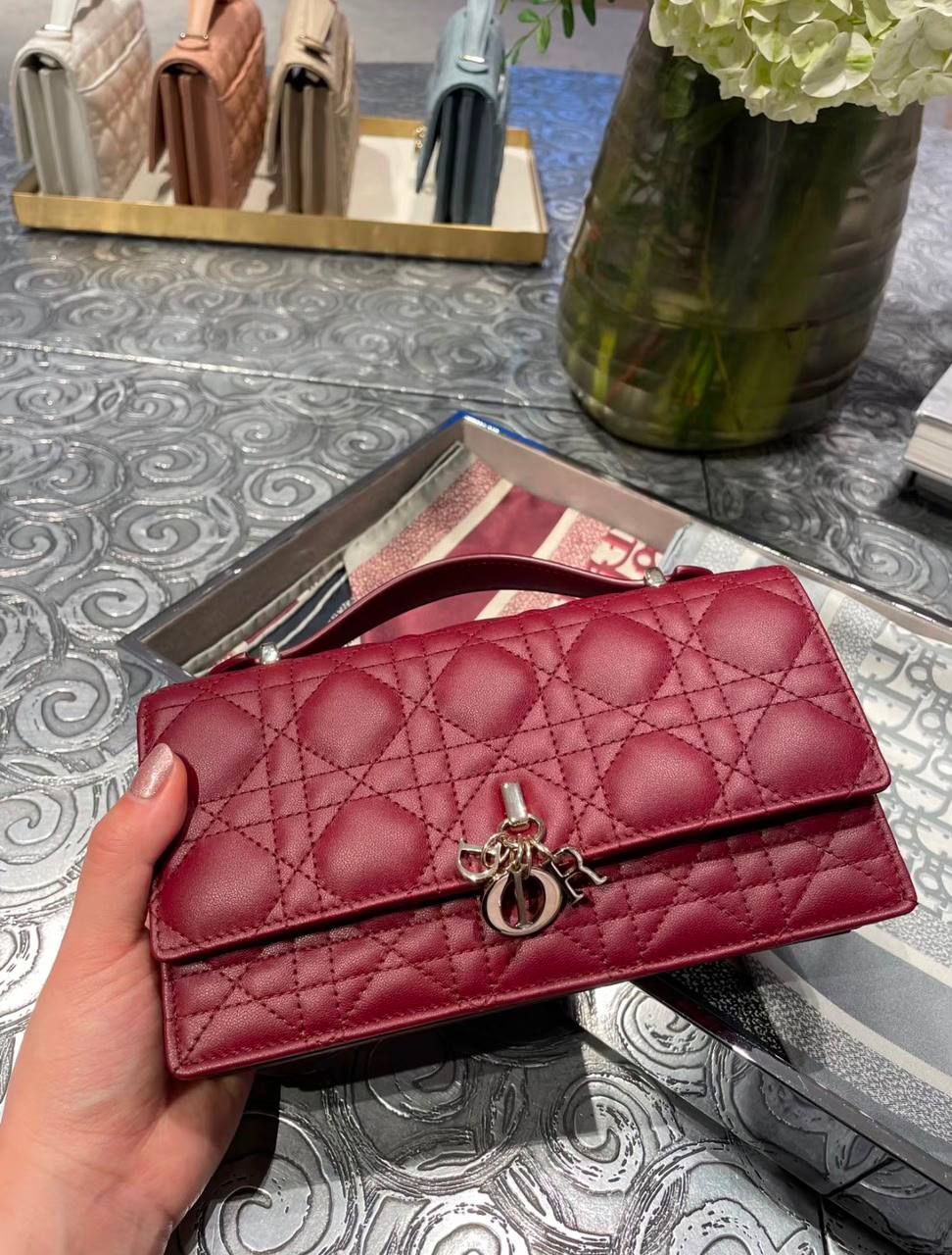 Chic "Lady Dior Elongated" Quilted Chain Crossbody Bag – Available in All Colors | D-E19 – Image 3